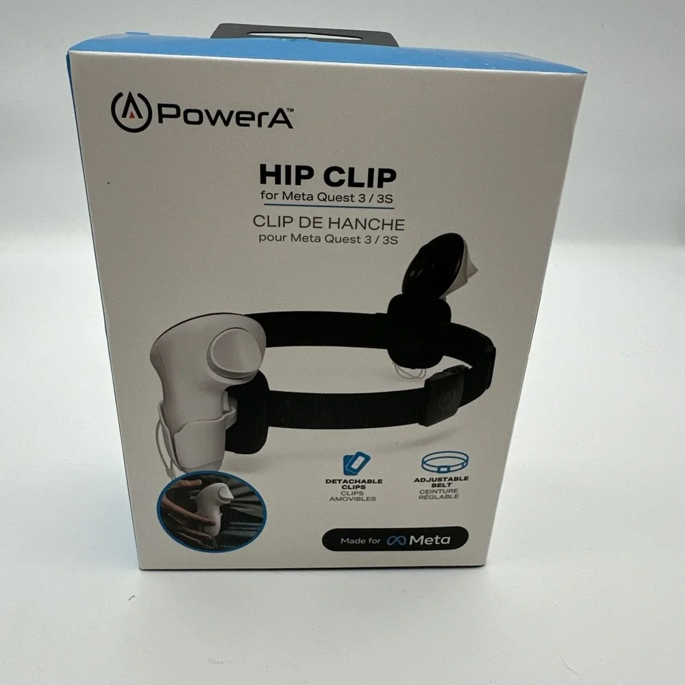 PowerA Hip Clip for Meta Quest 3/3S Controllers (controllers not included) NEW